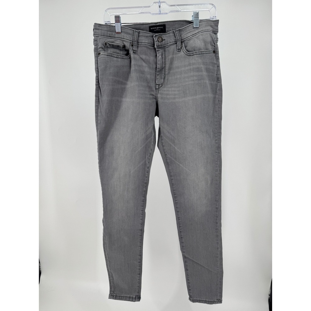 Banana Republic Sculpt Skinny Grey Denim Jeans 30/10 S/793455-00